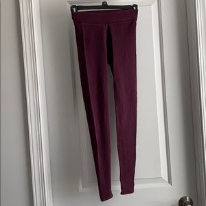 Maroon Leggings